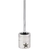Wenko toiletborstelhouder Star 10 x 38,5 cm keramiek taupe