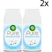 Air Wick Freshmatic Automatische Spray Luchtverfrisser - Pure Zachtheid van Katoen - Navulling 250ml x2