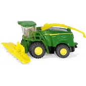 Siku 1794, John Deere 8500i Maïshakselaar, schaal 1:87, Metaal/Kunststof, Afneembaar en inklapbaar maïsbit, Beweegbare tankpijp