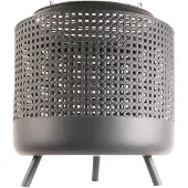RedFire Vuurkorf Cesta 50cm met barbecuerooster staal - zwart