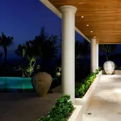 Mantra-Iluminacion LED plafond inbouwlamp Guincho wit 12°, wit / opaal, Aluminium, Modern, plafondlamp