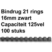 GBC Din A4 16 Mm Bindrug 100 Eenheden