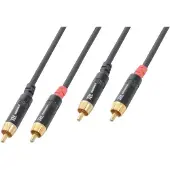 PD Connex Tulp stereo audio kabel - 3 meter