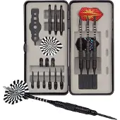Abbey Darts Dart Set - Steel Tip/Soft Tip - Zwart - 19