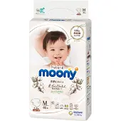 Moony Couches Natural M - Biologische katoenen luiers voor baby's (6-11 kg)