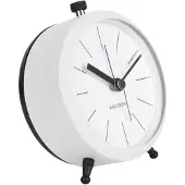 PT Living Wekker Button Wit D 9 H 10,5 Cm