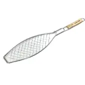 Barbecook visgrill chroom - geschikt voor 1 persoon - 677 mm x 151 mm