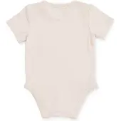 Jollein romper offwhite Wit Jongens/Meisjes Katoen Ronde hals Effen - maat 62-68