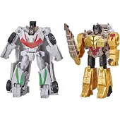 Transformers Bumblebee Cyberverse Adventures Dinobots Unite Toys Dino Combiners Wheelgrim 2-Pack