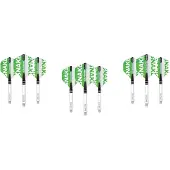 Red Dragon Flights & Shafts Combo 18 Peter Wright Ionic Groen