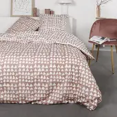 TODAY Flanel dekbedovertrek - 240 x 220 - love taupe