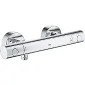 CASA39 Precision Get Thermostatische Douchekraan - 15 cm - AquaCalibrator - Inclusief koppelingen - Chroom