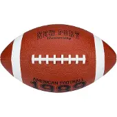 New Port American Football - Large - Bruin/Zwart/Wit