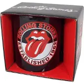 Rolling Stones Starskie The Est 1962 Logo Boxed Mug