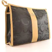 Gerard Brinard toilettas jacquard tas zwart - 1 rits