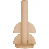 Present Time Candle holder Half Bubbles Sand brown