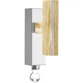 Formani Piet Boon TWO PBT22-DKLOCK draaikiepgarnituur afsluitbaar - mat RVS/eikenhout