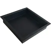 Wiesbaden Inbouwnis | Demis | 30x30x10cm | Mat Zwart