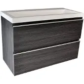 Wiesbaden Shall onderkast 80 x 36 cm houtnerf grijs