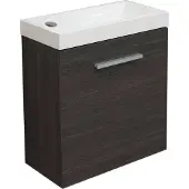 Mueller Emma toiletmeubel houtnerf grijs 50x25x50cm