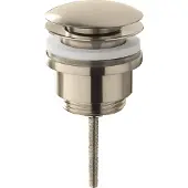 Wiesbaden UniMatch clickwaste afvoerplug 5/4" geborsteld staal