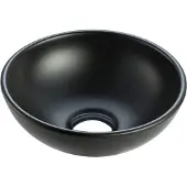 Wiesbaden Opbouw Waskom Kimo 28x28x10 cm Keramiek Mat Zwart