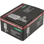Riko thermostatische radiatorventiel 1/2''x15mm haaks