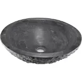 Wiesbaden Opzetwastafel Hamerslag Hardsteen Rond 42x14 cm