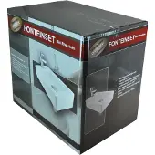 Praya Rhea Fonteinset Mini kraangat links compleet 36x18x9cm wit