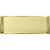 Guido Gusto Mat goud RVS Inbouwnis 30x90x7cm