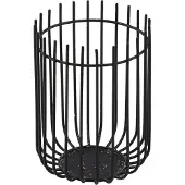 Point-Virgule Wire - Kaarshouder - Metaal - Zwart - Ø 8.2cm