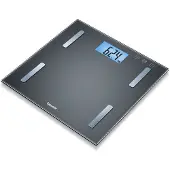 Beurer BF 180 Personenweegschaal - Digitaal - Lichaamsanalyse - Tot 180 kg - BMI - BMR - Quick Start - 10 Gebruikers - XL Display - Veiligheidsglas - Incl. batterijen - 5 Jaar garantie - Zwart
