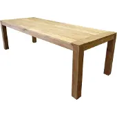 AVH-Collectie Krista dining tuintafel 260x100xH77,5 cm - poten 10 cm teak