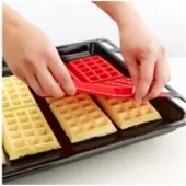 L?ku? siliconen wafelvorm set