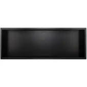Guido Gusto Mat zwart RVS Inbouwnis 30x90x10cm
