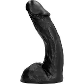 All Black Klassieke Dildo 23 x 5 cm - zwart