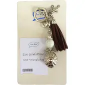 Een Wens Een Geluksengel voor Vriendschap Bruin