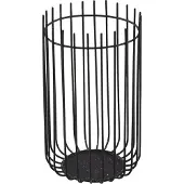 Point-Virgule Wire - Kaarshouder - Metaal - Zwart - Ø 10.2cm