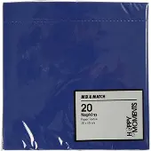 Packlinq Servetten, afm 40x40 cm, 60 gr, donkerblauw, 20 stuk/ 1 doos