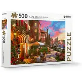 Rebo Productions Legpuzzel Lake Como Sunset Karton 500 Stukjes
