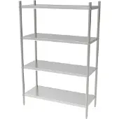 CombiSteel Stelling demontabel Combisteel, 100 x 40 x 180 cm (h)