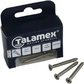 Talamex Plate Flat Phillips Head 6 Units Zwart 3.9 x 25 mm