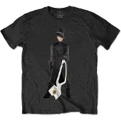 Ginza.se Prince - W2A White Guitar Heren T-shirt - XL - Zwart
