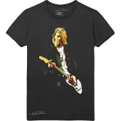 Ginza.se Kurt Cobain - Guitar Photo Colour Heren T-shirt - M - Zwart