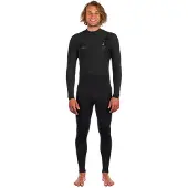 O'Neill Hyperfreak 5/4+ Chest Zip Full Wetsuit - Black XL - Heren