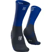 Compressport Mid Compression Sock Blue || Maat: 35-38