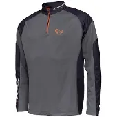 Savage Gear Tournament Half Zip Sweatshirt Grijs XL Man