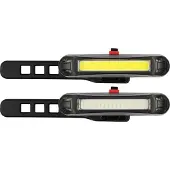 Get & go LED Fietsverlichtingset oplaadbaar - Zoom Bar 45 - Zwart