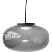New Works Hanglampe , Karl-Johan Large, Grijs, Woonkamer, Glas, Designer