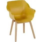 Hartman Sophie Studio dining tuinstoel teak/kunststoff 4 stuks